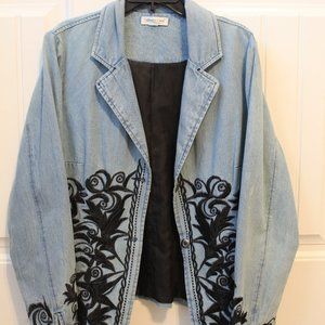 Embroidered Denim Jacket